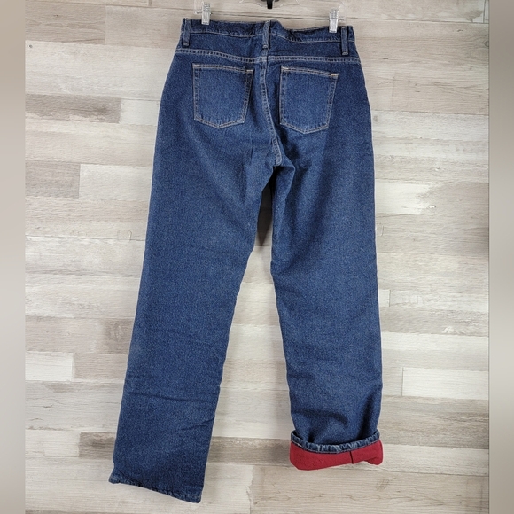 Vintage Cabela's Fleece Lined Straight-leg Jeans Women's Size 8 (more like a 6) - Picture 10 of 14